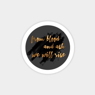 From blood and ash we will rise - Jennifer L. Armentrout Sticker